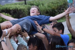 Camper Doing Trust Exercise